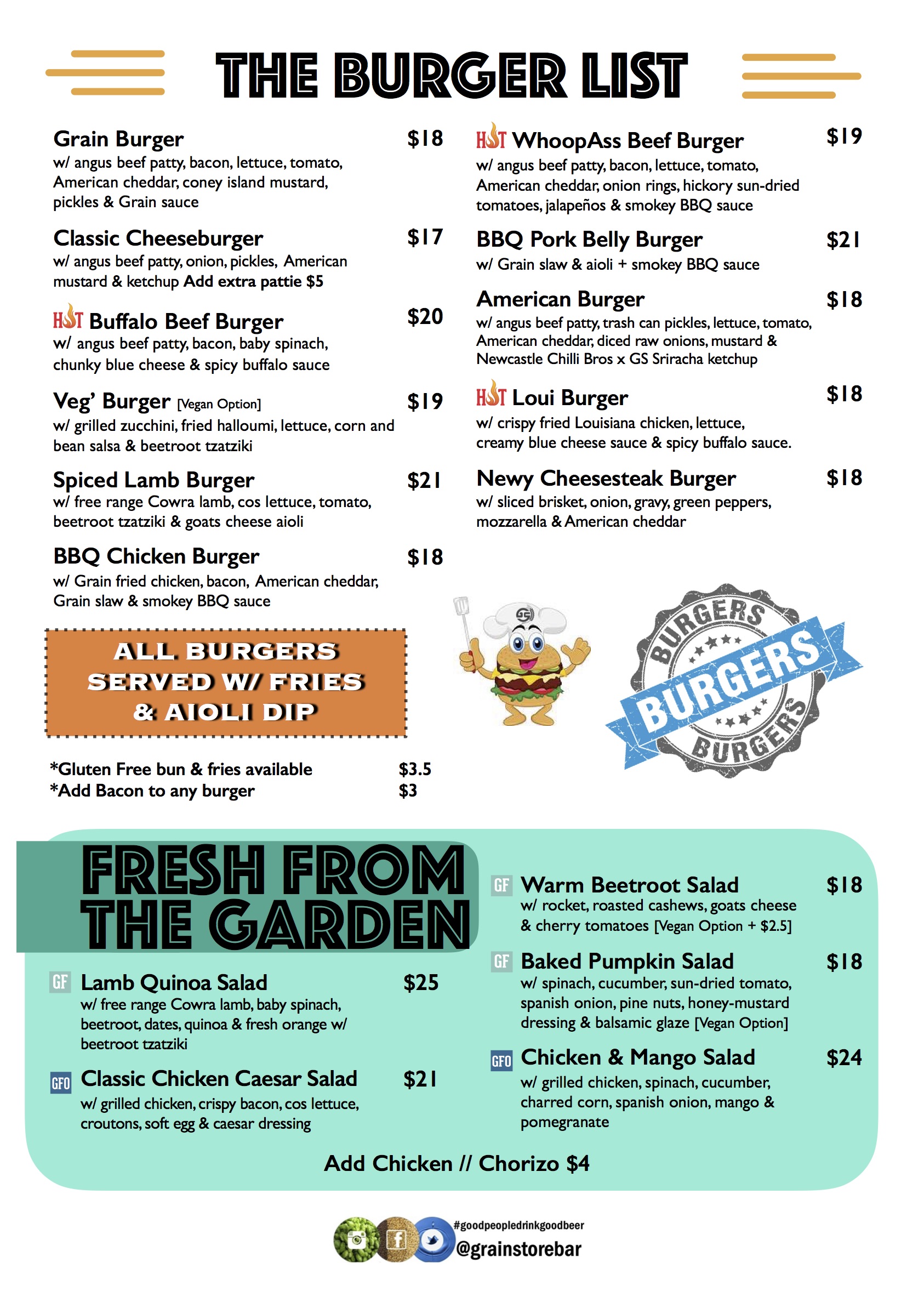 All Day Menu Grain Store Newcastle The Grain Store Newcastle